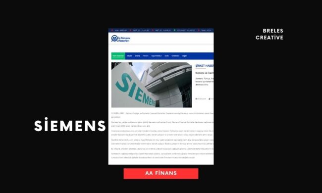 Siemens x Breles: Siemens ve İnavitas Enerji arasında işbirliği